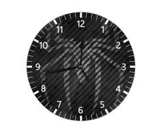 NR Horloges murales Spiderman muet Anti-tiques, Horloge Murale en PVC de 9,84 Pouces, Chiffre Arabe, Salon SOR approprié, Cuisine, Chambre à Coucher