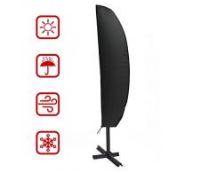 TEPSMIGO Housse Parasol déporté, Housse de Protection pour Parasol, 210D Taffetas Polyester Couverture de Protection pour Parasol de Jardin