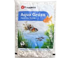 FLAMINGO Gravier Splitz pour Aquarium Blanc 1 kg