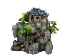 Europet Bernina Décor pour Aquarium en Polyrésine Korean Cottage 230 x 135 x 220 mm