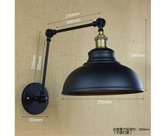 Moderne Applique LED Ambiance rétro loft applique murale cache-pot intérieur lampe de chevet couloir industriel lampe à économie dénergie personnalité double lampe couleur primaire