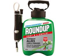 Roundup Désherbant Allées Cours et Terrasses avec Pulvérisateur à Pression, 2,5L