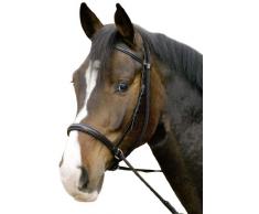 United Sportproducts - 2661 - Mors Connection avec muserolle - Pur-sang - Cuir noir