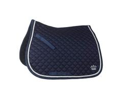 HORZE Tapis de Selle Mixte, Forme Ergonomique, Bleu, F