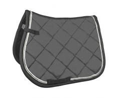 HKM Sports Equipment GmbH Tapis de Selle matelassé avec Doublure Fonctionnelle pour Selle et Cheval Polyvalent 6900 Dunkelblau