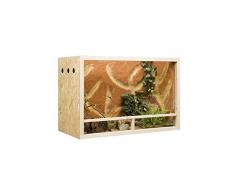 Terrarium en bois OSB 150 x 60 x 60 cm aération latérale