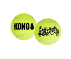 KONG - Squeakair Balls - Balle de Tennis couineuse, nabîme Pas Les Dents - pour Chien Taille Moyenne (6 Paquets)