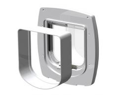 Ferplast Extension pour Porte pour Petits Chiens et Chats Chatière Basculante Swing 1 Extension, 15,5 X 5 X H 16 cm, Profondeur 5 cm, Blanche