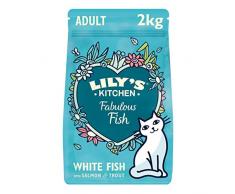 Lilys Kitchen Croquettes Complètes et Naturelles pour Chat au Poisson - Fabulous Fish (2kg)