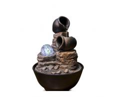 ZenLight Verso Fontaine dIntérieur, Résine, Bronze, 17 x 17 x 25 cm