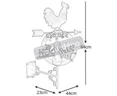 Girouette coq en fonte
