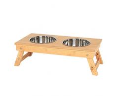 dibea Gamelle Distributeur de Nourriture Bar Animaux Mangeoire Animaux pour Chien pour Chien 1 Unité