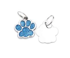 Paphos Médaille didentification personnalisée pour Chien Doré avec cœur en os