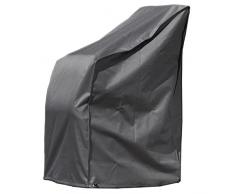 MONKEY MOUNTAIN® Housse de Protection Deluxe pour jusquà 4X Chaise de Jardin/Chaise empilable/Chaise Longue avec Sac de Transport - 65 x 65 x 120/80 cm - Polyester Oxford 420D Haute qualité