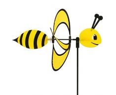 CIM Girouette - Little Magic Bee - résiste aux UV et aux intempéries - Ø28cm, Motif: 35x13cm, Hauteur Totale : 85cm - INCL. Tige en Fibre de Verre