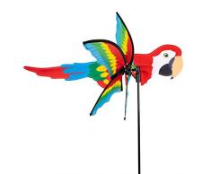 CIM Girouette - CIM Petite 2 en 1 PAPAGEI - hélice Ø31cm, Longueur 50cm, Hauteur Totale 90cm - INCL. Tige de Fixation en Fibre de Verre et système de Suspension