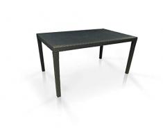 Table Queeen Résine, Anthracite