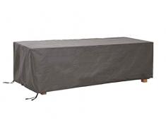 Perel Garden oct180 Housse de Protection pour Table de Jardin de Maximum 180 cm, Anthracite, 185 x 105 x 75 cm