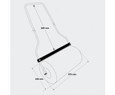 Rouleau à gazon 57 cm metal laqué pour pelouse