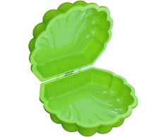 Tiktaktoo Sable & et Wassermuschel I Bac à Sable sans Couverture (2-teilig) I (Vert Pomme )
