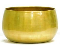 ESPRIT JARDIN Cache Pot en Metal Dore Inoxydable Ø26 x H16