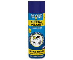 FULGATOR - Insecticide SPÉCIAL VOLANTS - Action rapide et puissante contre les insectes volants : mouches, guêpes, moustiques, moustiques tigres - Sans odeur ni retombées - Fabriqué en France - 500mL