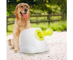 Joueur De Chien Lance Balles Automatique Lanceur Et Lanceur Automatique De Balle pour Chien - 3 Réglages De Distance De Projection + 3 Balles Incluses, Jouet Récupérateur De Chien Jouet