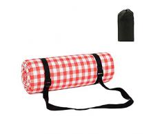 ANTOPY Couverture de Pique-Nique Plage Camping Couverture Portable Légère Étanche 200 x 200 cm / 79’x79 Famille Taille Lavable en Machine Parfait pour 6-8 Personnes Pique-Nique Camping Beach