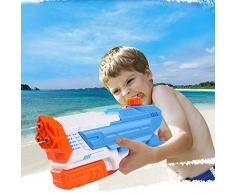 BelleStyle Pistolet à Eau, 2400ml Puissant Scatter Pistolet A Eau pour Enfants Garçons Filles et Adultes, De Plein Air Nager Bassin Jardin Plage D'été de Combat de l'eau Jouets