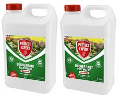 PROTECT EXPERT PROHERBIO25X2 Désherbant Polyvalent concentre Lot 2 x 2,5 L | Longue durée: Jusqu’à 4 semaines, Efficient
