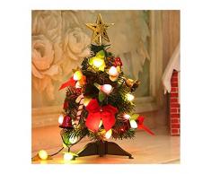 WUFANGFF Noël Décors Mini Arbre De Noël Set Mini Décorations De Noël Accessoires De Bureau,A30Cm Arbre Fruitier