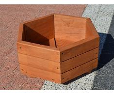 Nouveau bac à fleurs en bois tOP pot de fleurs pour jardin et terrasse montée d5 chêne