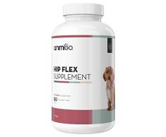 Animigo Hip Flex - Complément Alimentaire pour Articulations du Chien - Enrichi en Vitamine C avec Glucosamine, Chondroitine, Acide Hyaluronique - Soin Articulaire Naturel pour Chiens - 60 Gélules