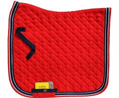 Tapis de selle -Kontinent- - Cheval CSO, ROUGE