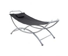 SORARA Hamac avec Support Noir | Grande capacité, Robuste