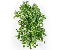 artplants.de Mini buisson Pothos Artificiel, 560 Feuilles, Vert-Jaune, 55cm - Feuilles artificielles - Plante Artificielle