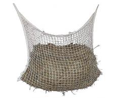 DEDC Sac à Foin à Alimentation Lente, Filet à Foin en Nylon Tissé Approvisionnement pour Cheval, Adapté à Animaux de Foin Alimentation (120x90 cm)