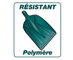 Leborgne Pelle à neige et à grains Vmax, Matière polymère, Manche bois 130 cm, Largeur: 36 cm, Poids: 1,8 kg