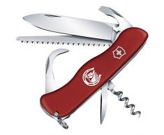 Couteau de poche Victorinox Equestrian (12 fonctions, lame blocable, scie à bois, cure-pieds) motif chevreuil