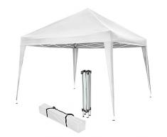 TecTake 800180 Tonnelle de Jardin Tente Réception Pavillon Barnum Chapiteau 3x3m Pliante Pliable - diverses Couleurs au Choix (Blanc | No. 401619)