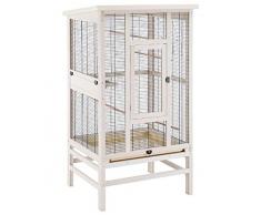 Volière bien équipée pour perruches, canaris et autres petits oiseaux - Accessoires inclus