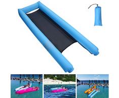 MUIFA Matelas Gonflable Piscine, Bouée-Hamac Flottant Géante Portable pour Adultes et Enfants en été