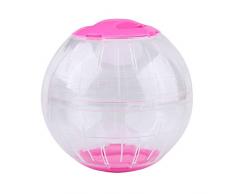 Delaman Boule Hamster Jouet pour lexercice Transparent Diamètre 12 cm