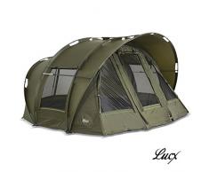 Lucx® Tente de pêche à la carpe / Bivouac pour 1 à 3 personnes Motif léopard 10 000 mm