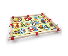 Balacoo Hamac pour Perroquet, cacatoès, Cage à Oiseaux, perchoir, Jouet balançoire