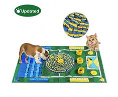YOUTHINK Tapis de Fouille Jouet Chien, Confortable et Doux Jeu Lavable pour Chien Tapis Dactivités pour Chien Destiné à la Recherche de Nourriture, Tapis de Reniflard Antidérapants(39.2”x 25.8‘’)