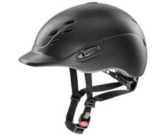 Uvex Onyxx Casque déquitation Mixte Enfant, Noir Mat, Taille XXXS-XS