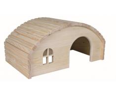 Maisonnette en bois pour lapins, 42 × 20 × 25 cm - pin de grande qualité
