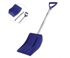 Outil de Retrait de la Neige en Plastique pour Pelle à Neige avec poignée en Alliage daluminium Repliable