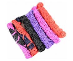 157-0026Lincoln Petit en maille filet à foin différentes couleurs, Rose/noir